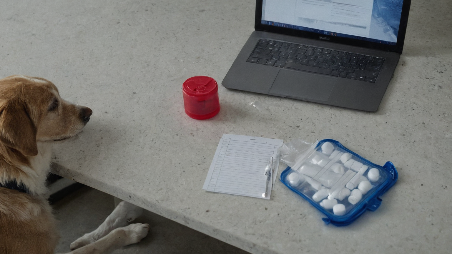 Completed pet outage refill checklist