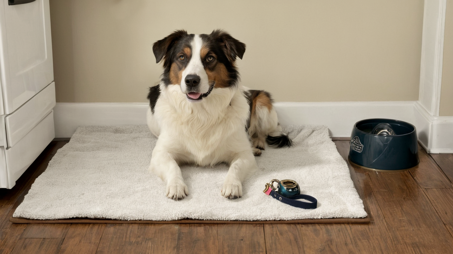 Prepared dog entry station